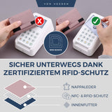 Slim Wallet mit RFID-Schutz und 6 Kartenfächer