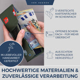 Slim Wallet mit RFID-Schutz und 6 Kartenfächer