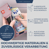 Slim Wallet mit RFID-Schutz und 6 Kartenfächer