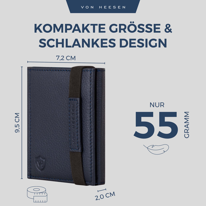 Slim Wallet mit RFID-Schutz und 6 Kartenfächer