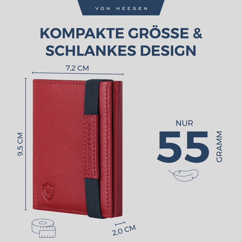 Slim Wallet mit RFID-Schutz und 6 Kartenfächer