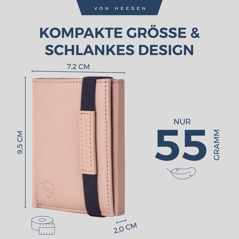 Slim Wallet mit RFID-Schutz und 6 Kartenfächer