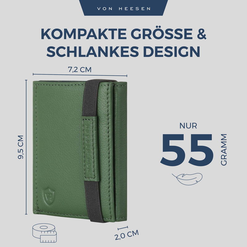 Slim Wallet mit RFID-Schutz und 6 Kartenfächer