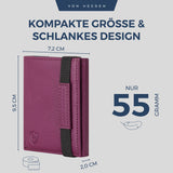 Slim Wallet mit RFID-Schutz und 6 Kartenfächer