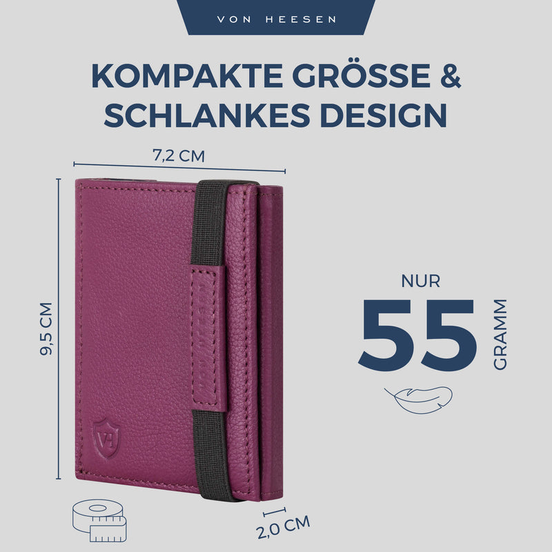 Slim Wallet mit RFID-Schutz und 6 Kartenfächer