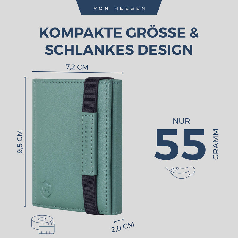 Slim Wallet mit RFID-Schutz und 6 Kartenfächer