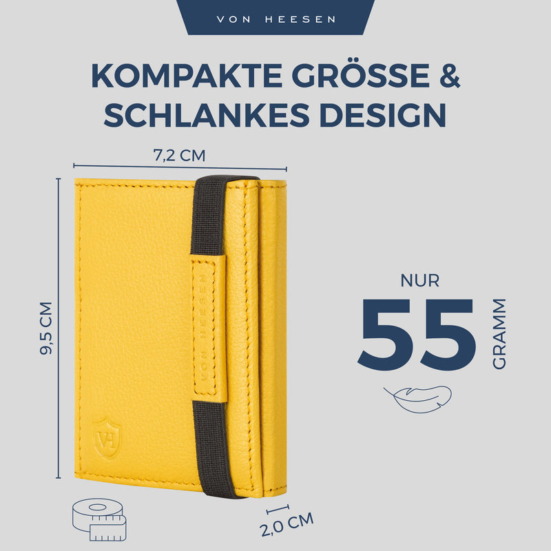 Slim Wallet mit RFID-Schutz und 6 Kartenfächer