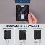 Slim Wallet mit RFID-Schutz und 6 Kartenfächer