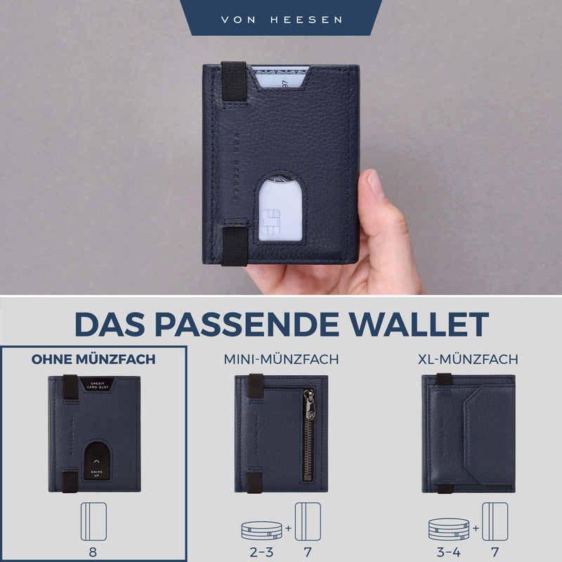 Slim Wallet mit RFID-Schutz und 6 Kartenfächer