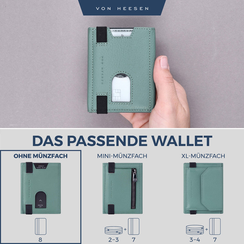 Slim Wallet mit RFID-Schutz und 6 Kartenfächer