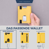 Slim Wallet mit RFID-Schutz und 6 Kartenfächer