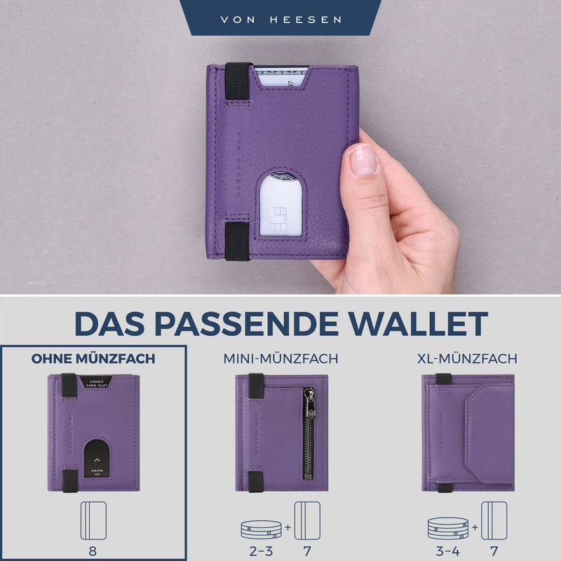 Slim Wallet mit RFID-Schutz und 6 Kartenfächer