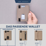 Slim Wallet mit RFID-Schutz und 6 Kartenfächer