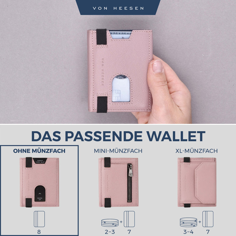 Slim Wallet mit RFID-Schutz und 6 Kartenfächer