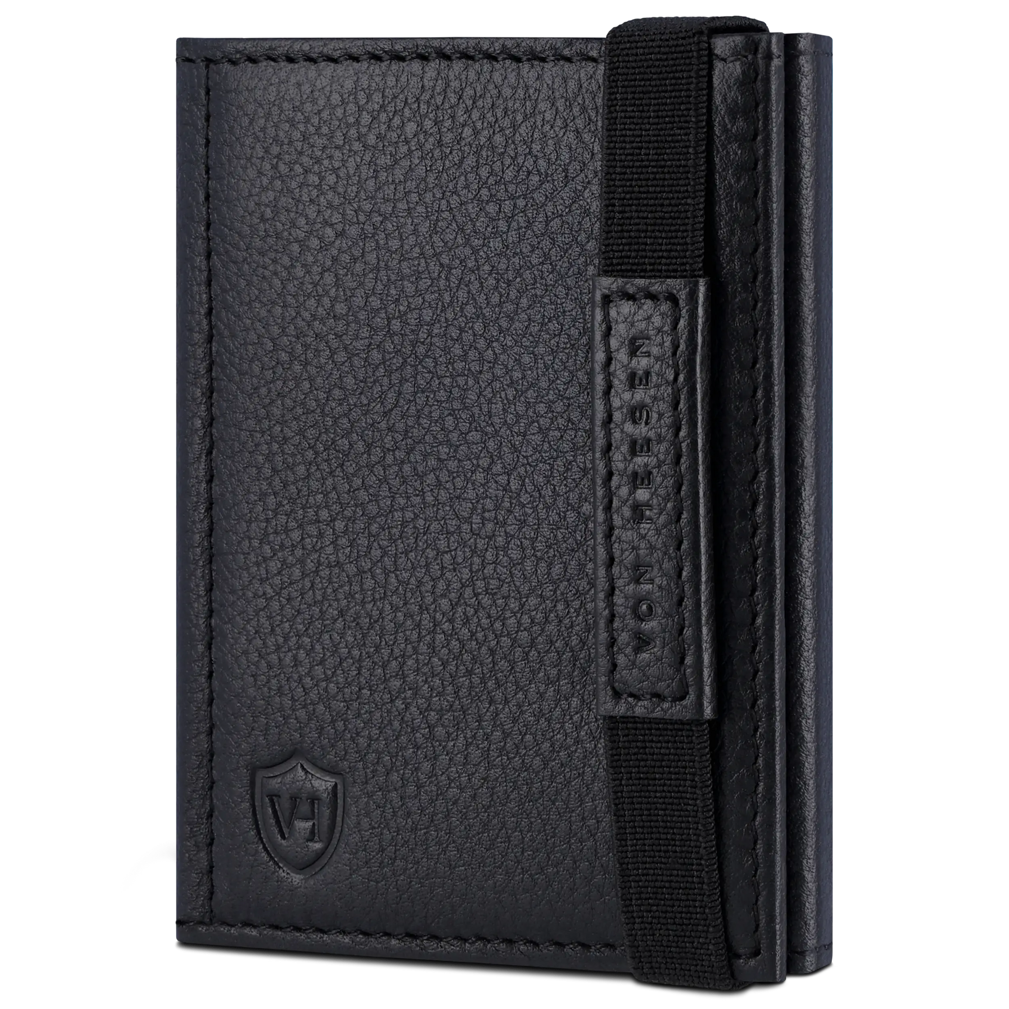 Slim Wallet mit RFID-Schutz & 8 Kartenfächer (Genarbt)