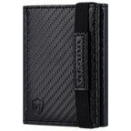 Slim Wallet mit RFID-Schutz & 8 Kartenfächer (Carbon)