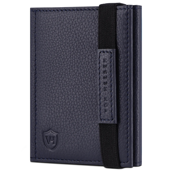 Slim Wallet mit RFID-Schutz & 8 Kartenfächer (Genarbt)
