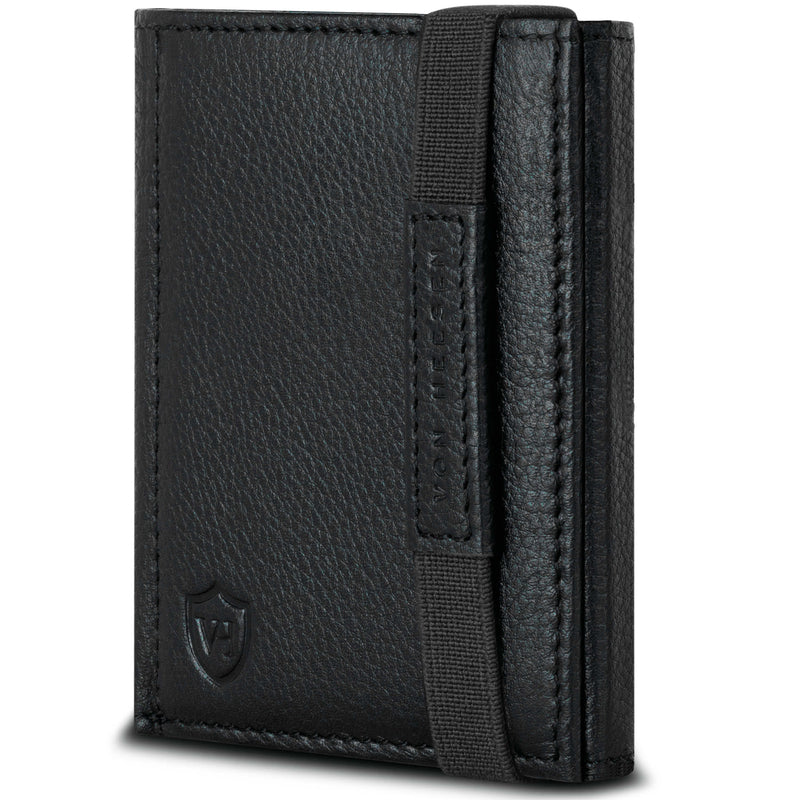Slim Wallet mit RFID-Schutz, 5 Kartenfächer und Mini-Münzfach