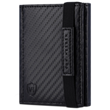 Slim Wallet mit RFID-Schutz, 7 Kartenfächer & Mini-Münzfach (Carbon)
