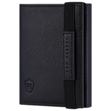 Slim Wallet mit RFID-Schutz, 7 Kartenfächer & Mini-Münzfach (Saffiano)