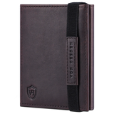Slim Wallet mit RFID-Schutz, 7 Kartenfächer & Mini-Münzfach (Waxy)