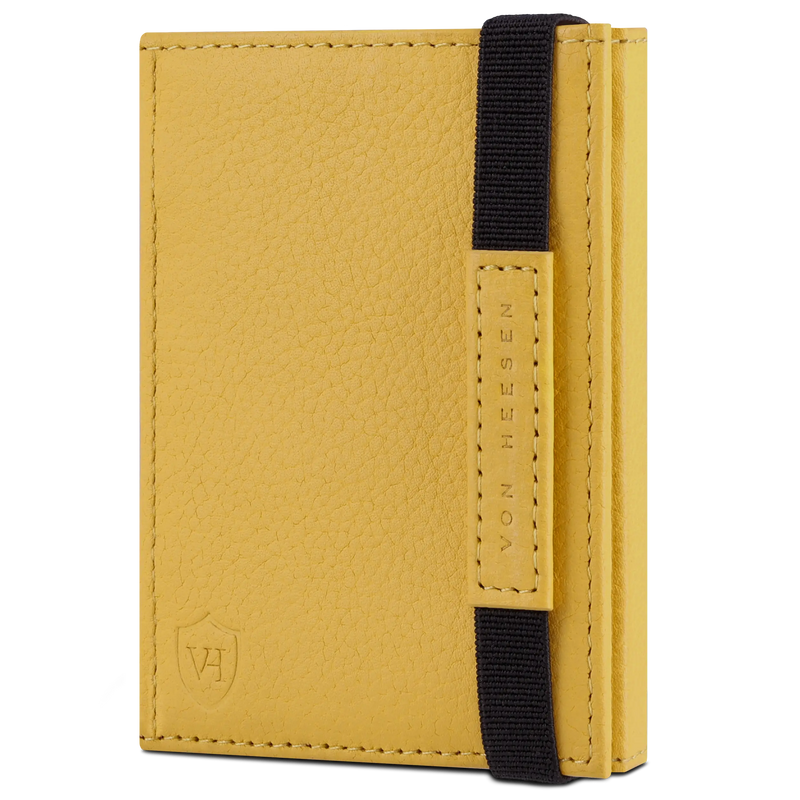 Slim Wallet mit RFID-Schutz, 7 Kartenfächer & XL-Münzfach (Genarbt)