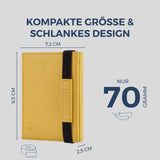 Slim Wallet mit RFID-Schutz, 7 Kartenfächer & XL-Münzfach (Genarbt)