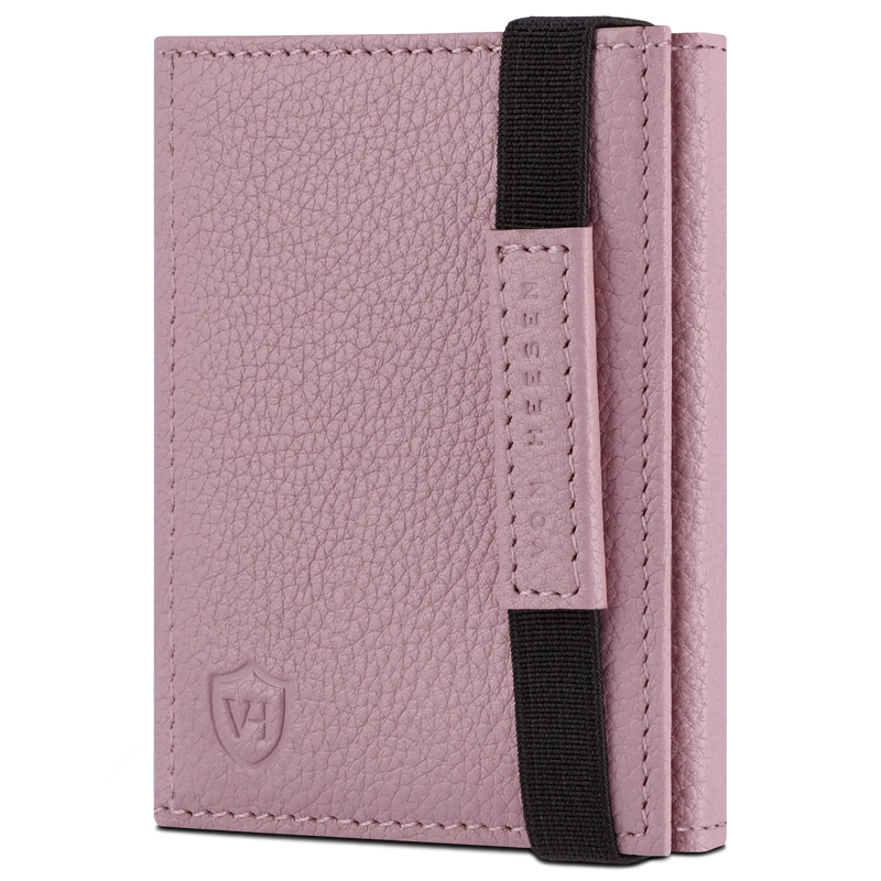 Slim Wallet mit RFID-Schutz, 7 Kartenfächer & XL-Münzfach (Genarbt)
