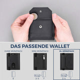 Slim Wallet mit RFID-Schutz, 7 Kartenfächer & XL-Münzfach (Waxy)