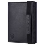 Slim Wallet mit RFID-Schutz, 7 Kartenfächer & XL-Münzfach (Waxy)