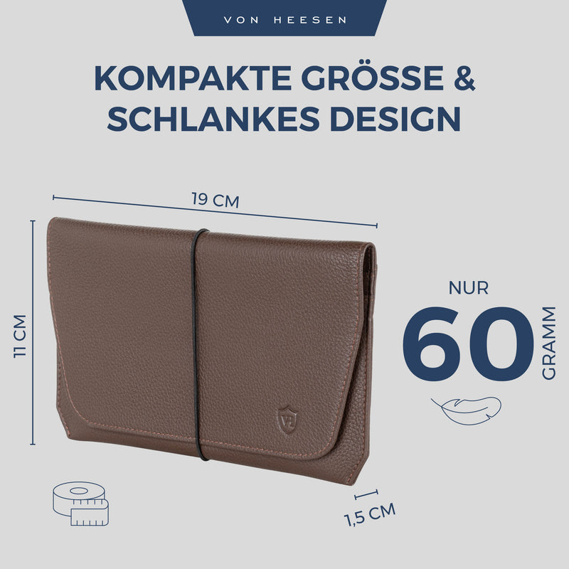 Reisepasshülle mit RFID-Schutz und 4 Kartenfächer