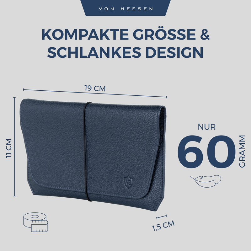 Reisepasshülle mit RFID-Schutz und 4 Kartenfächer