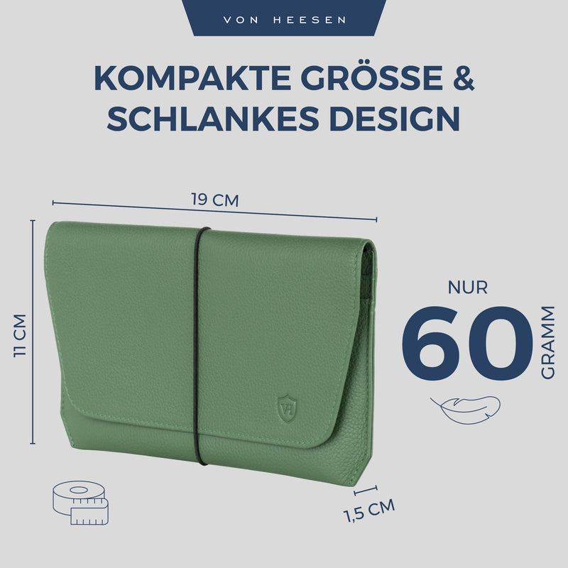 Reisepasshülle mit RFID-Schutz und 4 Kartenfächer
