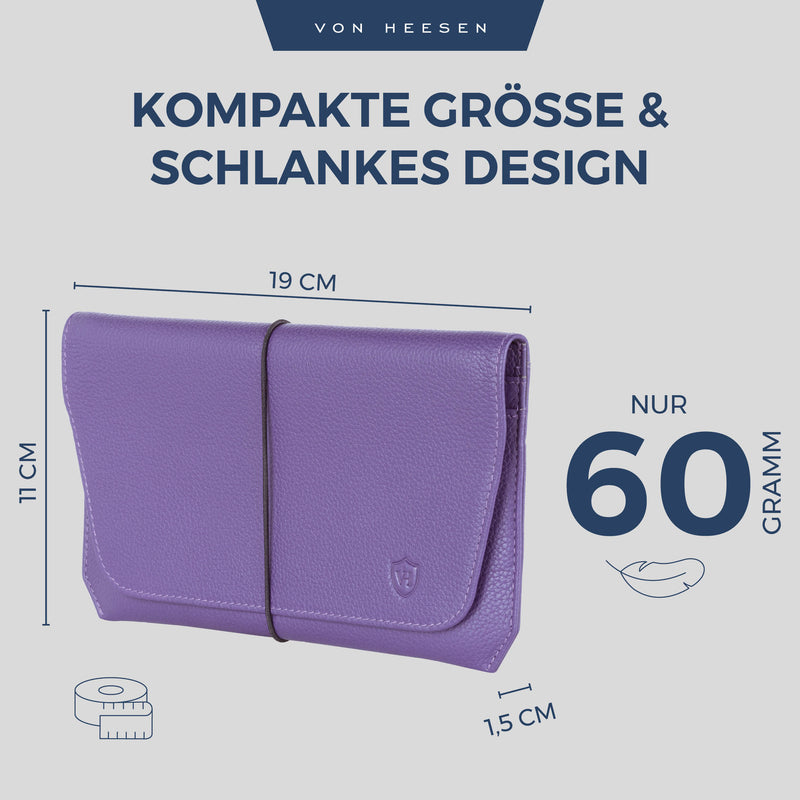 Reisepasshülle mit RFID-Schutz und 4 Kartenfächer