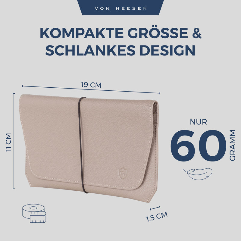 Reisepasshülle mit RFID-Schutz und 4 Kartenfächer