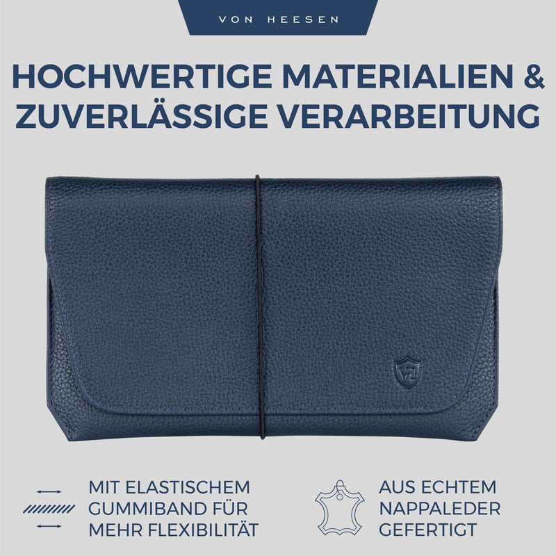 Reisepasshülle mit RFID-Schutz und 4 Kartenfächer