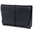 Reisepasshülle mit RFID-Schutz & 4 Kartenfächer (Carbon)