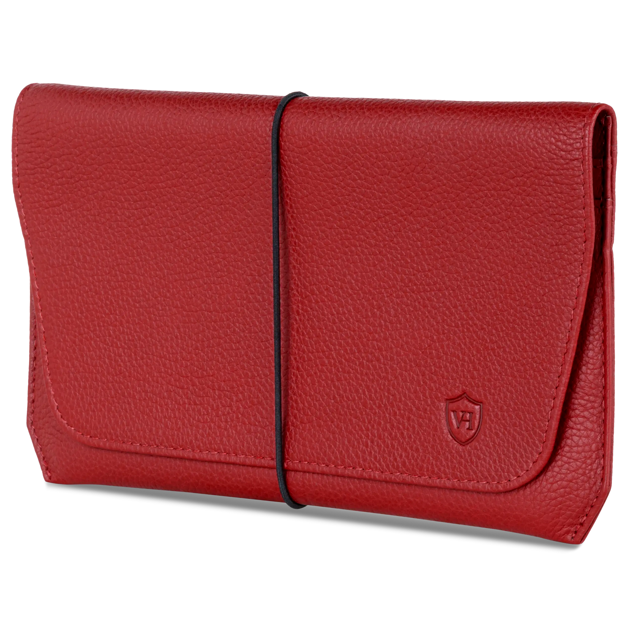 Reisepasshülle mit RFID-Schutz & 4 Kartenfächer (Genarbt)