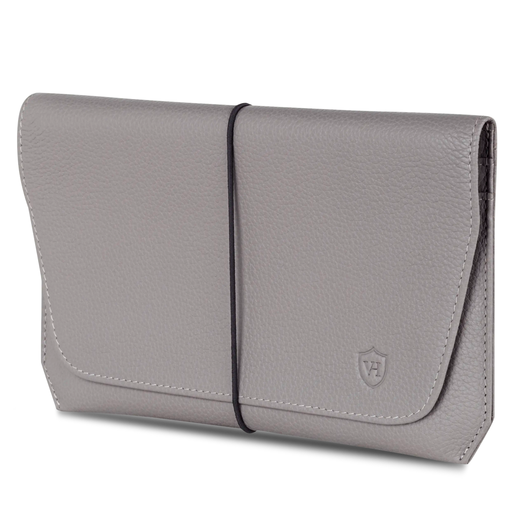 Reisepasshülle mit RFID-Schutz & 4 Kartenfächer (Genarbt)