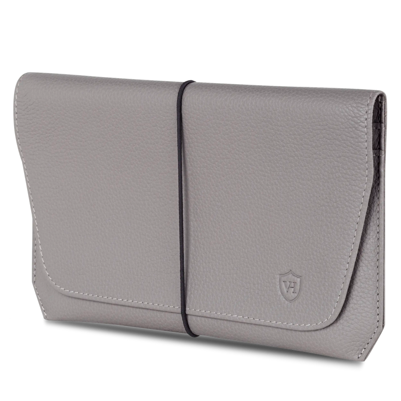 Reisepasshülle mit RFID-Schutz & 4 Kartenfächer (Genarbt)