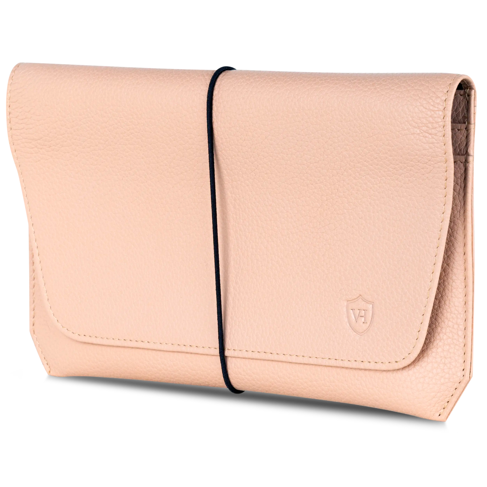 Reisepasshülle mit RFID-Schutz & 4 Kartenfächer (Genarbt)