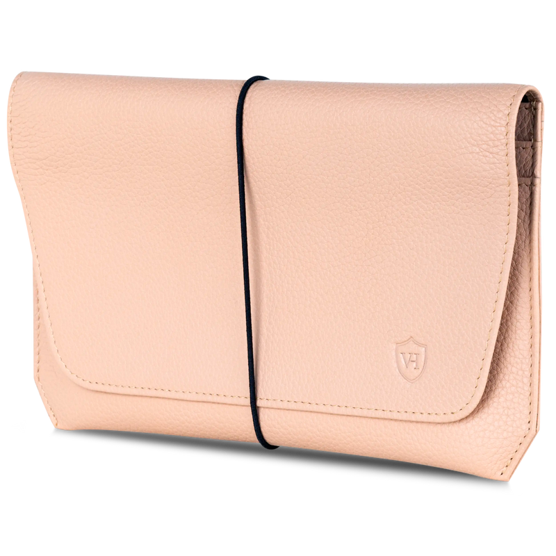 Reisepasshülle mit RFID-Schutz & 4 Kartenfächer (Genarbt)