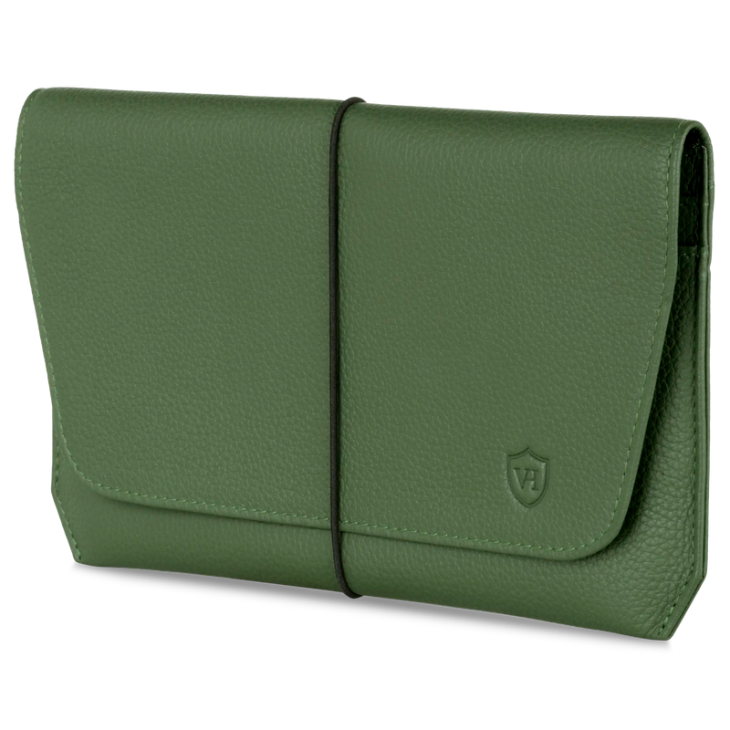 Reisepasshülle mit RFID-Schutz & 4 Kartenfächer (Genarbt)