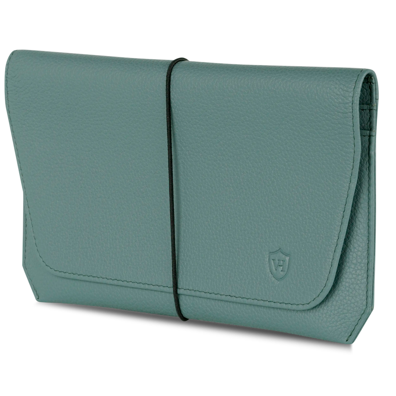 Reisepasshülle mit RFID-Schutz & 4 Kartenfächer (Genarbt)