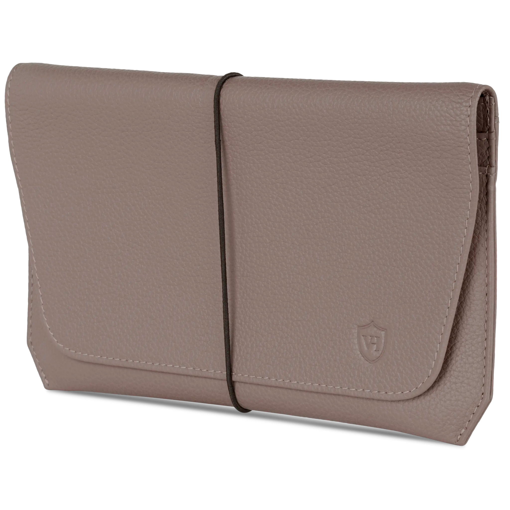 Reisepasshülle mit RFID-Schutz & 4 Kartenfächer (Genarbt)