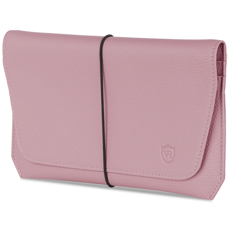 Reisepasshülle mit RFID-Schutz & 4 Kartenfächer (Genarbt)