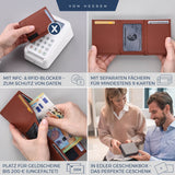 Slim Wallet mit RFID-Schutz und 6 Kartenfächer