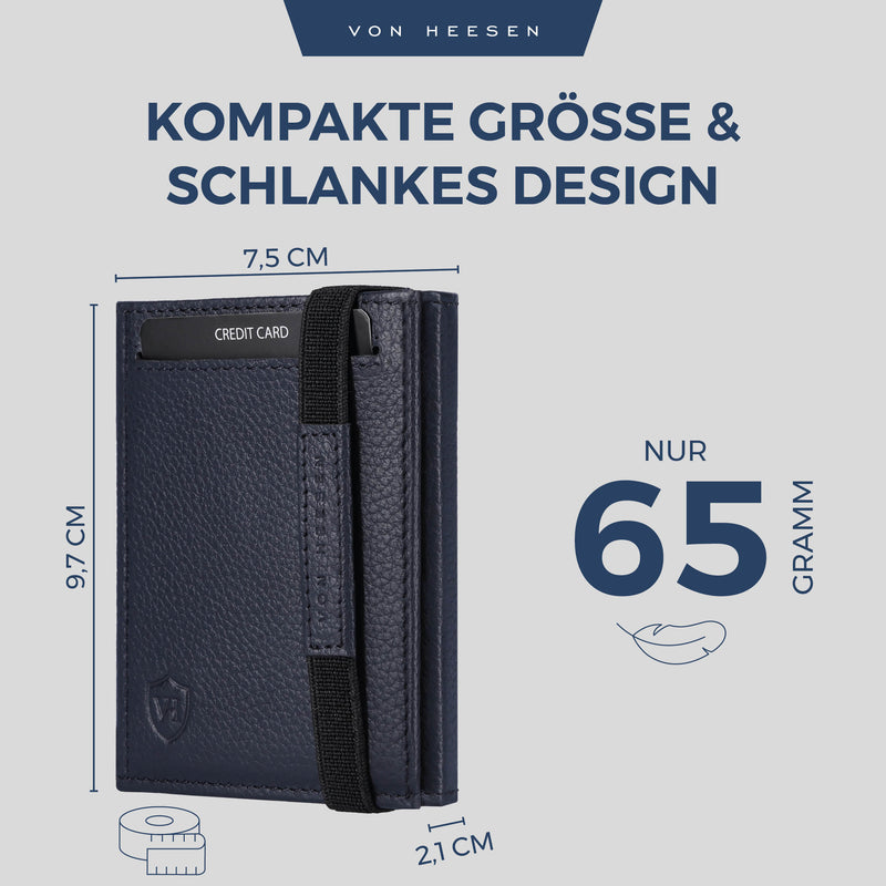 Slim Wallet mit RFID-Schutz und 6 Kartenfächer