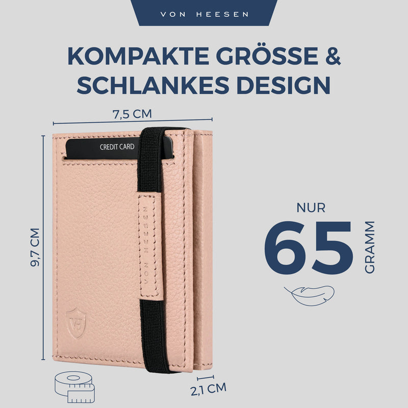 Slim Wallet mit RFID-Schutz und 6 Kartenfächer