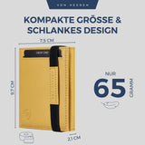 Slim Wallet mit RFID-Schutz und 6 Kartenfächer